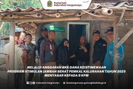 PROGRAM STIMULAN JAMBAN SEHAT PEMKAL KALURAHAN TAHUN 2025 MENYASAR KEPADA 9 KPM